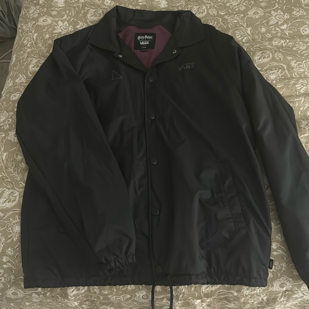 Vans Harry Potter (Deathly Hallows) Collab, Size Large, Black and Maroon